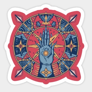 Enigmatic Energies: Occult Symbolism Sticker